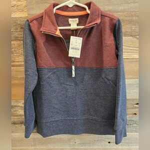 Crewcuts Little Boys Long Sleeve Half-Zip Sweatshirt